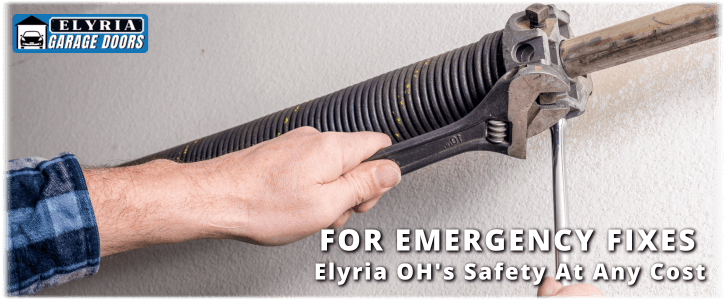 Broken Garage Door Spring Elyria OH